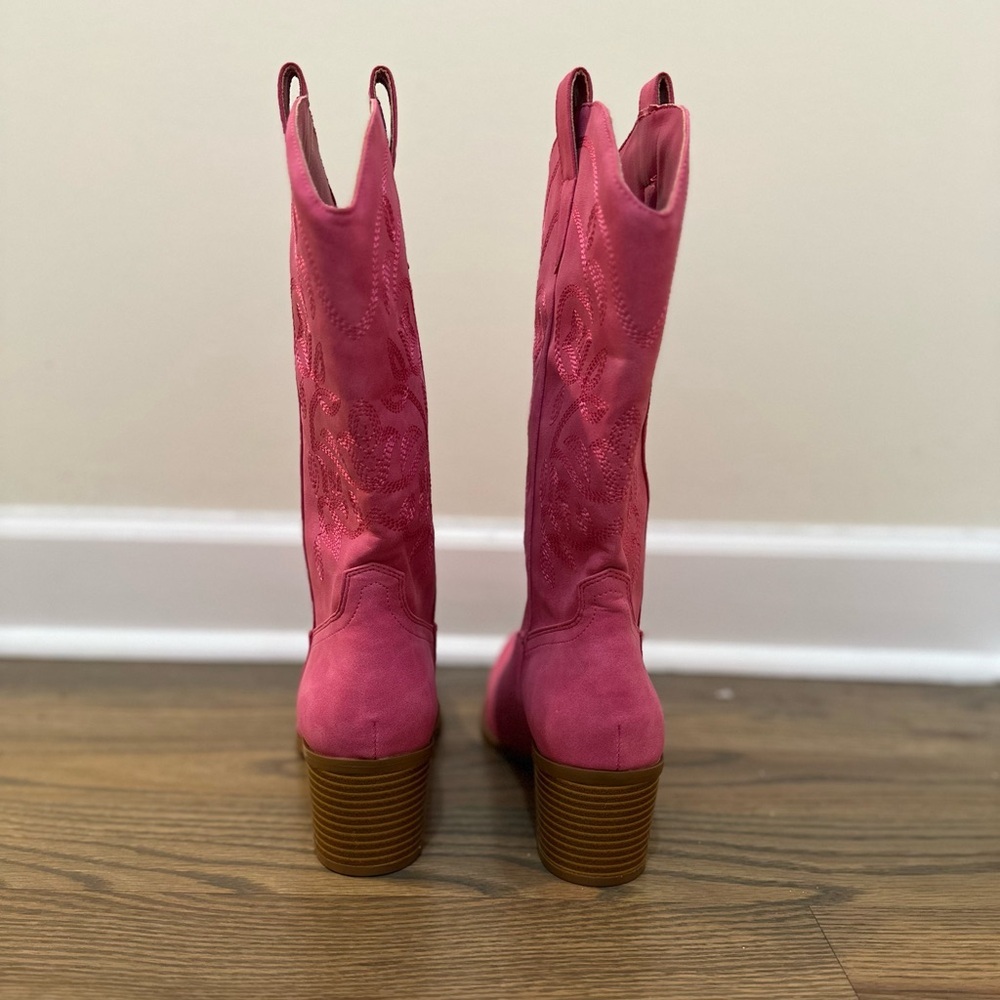 Brand new never worn cowgirl Pink Western Boots - Picture 4 of 5